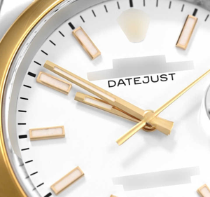 Montre de marque de luxe montre élégante formelle en acier inoxydable deux tons pour montre unisexe par exportateur indien - Product Image 3