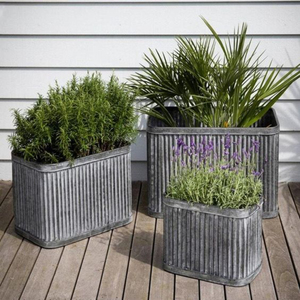 Conteneur de plantes en forme de seau de jardinières en métal classiques pour jardinières de décoration intérieures et extérieures à un prix abordable - Product Image 6