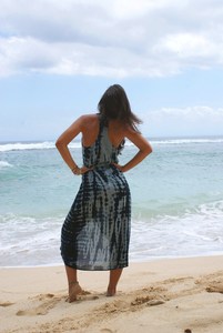 Vestido Maxi Tie Dye 100% Algodón al por Mayor con Estilo Moderno y Ecológico, Ropa Casual de Moda por Exportadores - Product Image 4