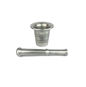 Mortier et pilon en aluminium pour broyer les herbes et épices de cuisine Antique Designer Crafts Mortier pilon - Product Image 6