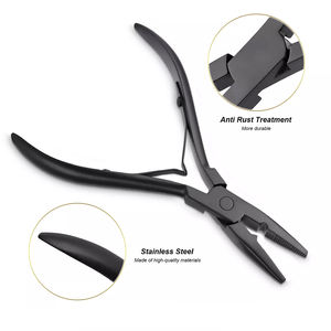 Kit de alicates para extensiones de cabello personalizado, cinta de Color negro en Alicates para extensiones de cabello, juego de alicates para belleza - Product Image 6