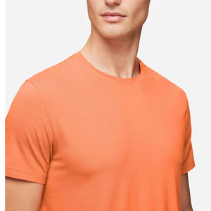 T-shirt en coton de couleur orange - Product Image 5
