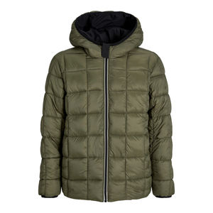 Veste de baseball pour homme de haute qualité fabriquée en 2026, coupe-vent personnalisé, veste matelassée bomber rembourrée, streetwear décontracté - Product Image 4