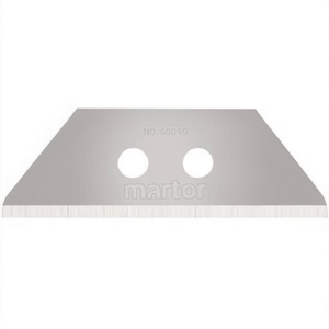 Martor 60099 L55.5xW19xS0.63mm Trapezoidal Blade with Perforation 10 Pieces/Dispenser for <b>Raincoats</b> - Product Image 3