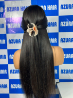 Extensión de cabello humano vietnamita con Clip virgen 100%, pelucas de trama doble individual de alta calidad de 8 a 32 pulgadas para ondas trenzadas
