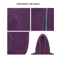 Pull-over en mohair anti-rétrécissement sur mesure avec fermeture éclair sur le devant pour homme, pull en maille jacquard surdimensionné et moelleux pour l'hiver