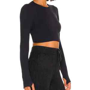 Ensemble de yoga personnalisé pour femmes, soutien-gorge débardeur, pantalon de sport actif taille haute et short de fitness, vêtements de sport grande taille recyclés - Product Image 3