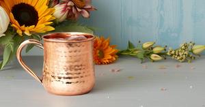 Fabriqués à la main 100% pur cuivre massif métal Moscou Mule tasses 18 oz capacité chopes à bière pour les fêtes - Product Image 4