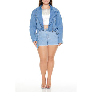 Shorts en jean pour femmes, entièrement ornés de strass, décontractés, respirants, élégants, vêtements d'été de haute qualité, streetwear pour femmes - Product Image 2