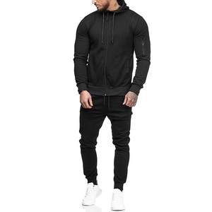 top Selling cotton polyester made Winter Men Tracksuit Custom Set Fashion Track Suits Men With Hood for Sale - Product Image 5