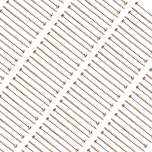 Viti autoforanti per legno ad alte prestazioni, diametro 4,0 mm, zincate gialle, lunghezza 50 mm, confezione da 1 contenente 500 pezzi - Product Image 3