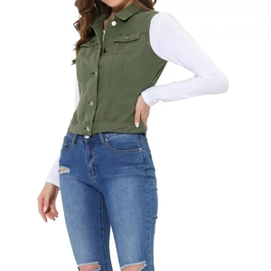 Gilets en jean personnalisés, design de couleur personnalisé, haute qualité, fourniture d'usine Ryan Pro Gear - Product Image 2