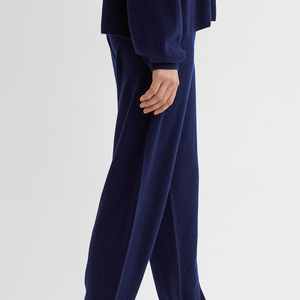 Vente en gros de pantalons pour femmes pantalons de pyjama confortables pantalons extensibles décontractés avec cordon de serrage pantalons de salon Palazzo - Product Image 4