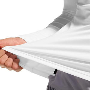 Transpirable Rash Guards OEM Service Plain Camisas de compresión para hombres Venta al por mayor Premium Quick Dry Rashguards - Product Image 5