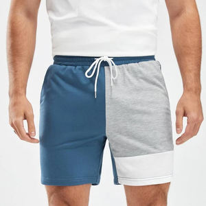 OEM Custom <b>Men</b> Color block <b>Sweat</b> <b>Shorts</b> <b>Men</b> 65% Cotton 35% Polyester Fleece Elastic Waist <b>Sweat</b> <b>Shorts</b> Oversize <b>Men's</b> Streetwear - Product Image 1