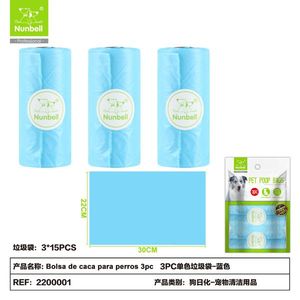 3 Rotoli di Sacchetti per Rifiuti di Cani per lo Smaltimento dei Rifiuti degli Animali Domestici - Product Image 3