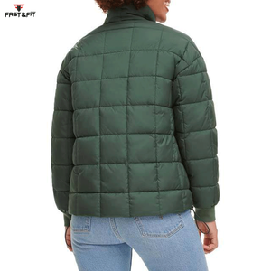 Nueva Llegada, Chaqueta Ligera Hecha a Medida, Larga, de Algodón Sólido, Impermeable, Transpirable, con Cuello Alto y Cremallera Completa, Popular para Otoño e Invierno - Product Image 2