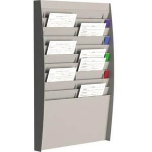 Prospectus PAPERFLOW DIN A4 Polystyrene Gray Letter <b>Holder</b> 54.4 X 86.5 X 10.6 cm 20 Faces - Product Image 1