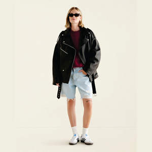 100% chaqueta de Moto de gran tamaño de cuero genuino Lamba Completamente forrada con acolchado transpirable ligero de alto rendimiento - Product Image 2