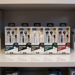 Écouteurs filaires Giby GJ-385 Type-C, casque stéréo à basses profondes avec micro pour smartphone - Product Image 3