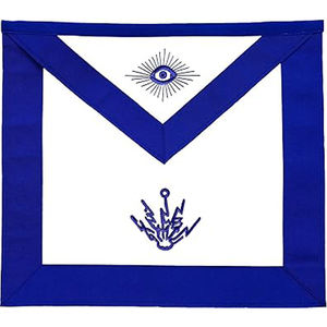 Masonic Regalia delantales masónicos bordados a mano de diseño de alta calidad | Venta al por mayor OEM servicio transpirable hombres Regalia delantal masónico - Product Image 4
