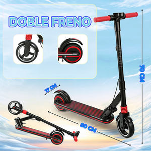 Monopattino Elettrico per Bambini con Doppio Freno, Display Digitale, Veloce, Due Ruote, Batteria da 5AH, Autonomia 60KM, Spedizione da Magazzino Europeo - Product Image 5