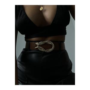 Ceinture pour femme avec boucle serpent, ceinture pour pantalon, ceinture pour veste, ceinture pour robe, ceinture pour chemise - TABA - Product Image 2