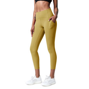 Confortable haute élastique en gros Logo personnalisé taille haute botte coupe pantalons de Yoga femmes longue botte femmes Gym Yoga Leggings - Product Image 6
