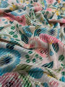 Bollywood indien meilleure vente glamour superbe Saree fantaisie vêtements ethniques Look Saree le plus à la mode exportation Sexy Blouse Sari Boutique - Product Image 6