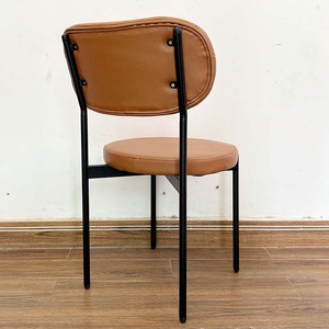 CBBA110 Modern 1m <b>Round</b> <b>Dining</b> <b>Table</b> with <b>4</b> Leather Chairs MDF Wood Style Home Furniture <b>for</b> Living Room Bedroom or Bathroom - Product Image 6