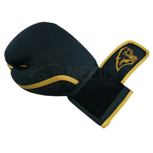 Gants de boxe en cuir de qualité supérieure 8oz, personnalisables avec logo imprimé, motif extensible, imperméables, poignées légères – Vente en gros - Product Image 4