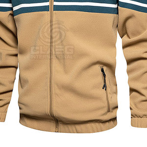 ชุดวอร์มผู้ชายแบบสั่งทำมีฮู้ดแบบระบายอากาศได้ดีสีพื้นสำหรับฤดูหนาว - Product Image 6