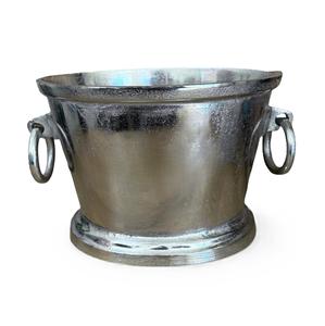 Poignées à bouton fabriquées à la main dernier refroidisseur de vin impression de Logo personnalisé seau à glace en aluminium coulé refroidisseur de Champagne personnalisable - Product Image 6