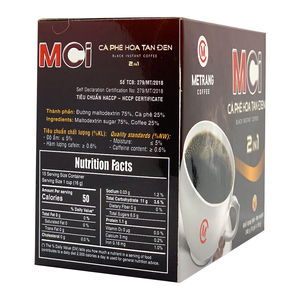 Polvo de café instantáneo Normal, productos en polvo 2 en 1, 15 stick/caja con café Soluble, azúcar - Product Image 1