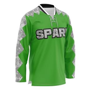 2024 maillots de hockey réversibles unisexes personnalisés en gros OEM costumes de hockey sur glace sublimés avec nom d'équipe pour hommes - Product Image 5
