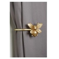 Attache de rideau en laiton torsadé doré de style européen industriel classique, avec taille personnalisée pour la décoration de la chambre à coucher et du salon