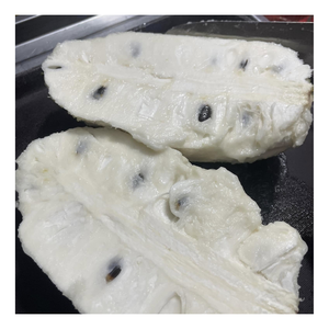 Meilleure vente en gros de purée de corossol IQF congelée, corossol de graviola congelé entier, moitié, sans pépins et avec graines de fruits congelés IQF Guanabana - Product Image 1