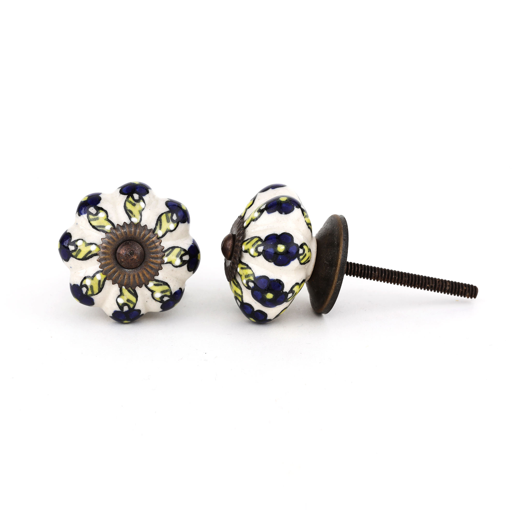 white, blue, and green tones