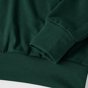 Sudadera Unisex Verde Oscuro de Invierno 100% Algodón XL con Cordones Blancos, Bolsillo Delantero, Puños Acanalados, Impresión Personalizada para Uso Casual y Deportivo - Product Image 5