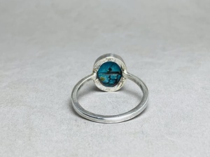 Anillo de Plata de Ley 925 único, anillo de piedras preciosas de turquesa, joyería de plata de ley 925, venta al por mayor, anillo de estilo gitano de plata - Product Image 6