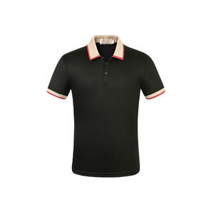 Coton décontracté zippé pour hommes de haute qualité pour polo respirant et brodé motif solide blanc en gros - Product Image 2