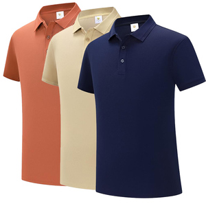 Camiseta Informal de Alta Calidad, Estilo de Manga Corta, Unisex, Lisa, de Spandex Suave, para Hombre y Mujer, Polos de Moda - Product Image 3