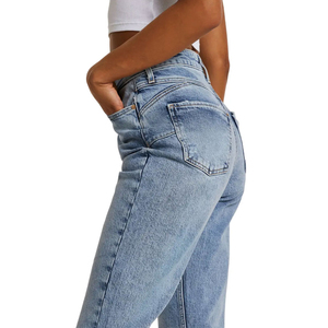 Pantalones vaqueros cómodos de alta calidad para mujer, peso ligero, tendencia superior, mejor Material, transpirables, totalmente personalizados, pantalones vaqueros elegantes para mujer - Product Image 4