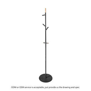 ชั้นวางเสื้อผ้าเหล็กแบบถอดได้ติดตั้งง่ายต้นไม้เสื้อโค้ทแบบอิสระสำหรับห้องนอนห้องนั่งเล่นพื้นที่ห้องโถง - Product Image 1