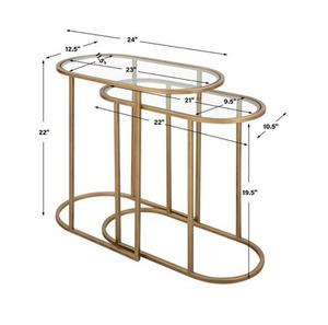 La mejor mesa de consola de metal Premium con un diseño elegante, perfecta para entradas y salas de estar de casas modernas - Product Image 6