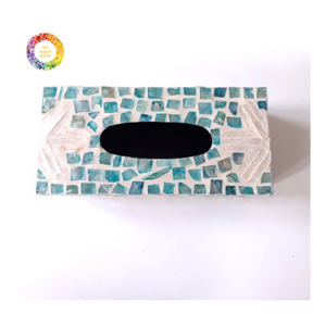 Boîte à mouchoirs en nacre de qualité supérieure, élégante et luxueuse, pour salle à manger, en provenance du Vietnam - Product Image 4