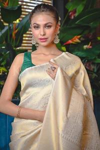 Haute qualité Lichi soie Bollywood Sarees pour femmes traditionnel indien pour la fête en vrac en gros FashionHarbour pour l'hiver été - Product Image 5