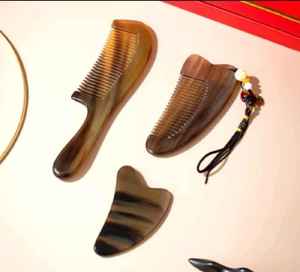 Ensemble combiné de peignes en corne de qualité supérieure - Product Image 6