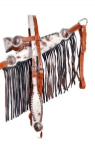Endurance Ensemble Complet Course de Chevaux Western Nylon Personnalisé Cheval Bride Headstall et Collier de Poitrine Cuir de Vache Western - Product Image 5