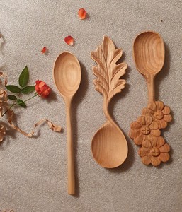 ช้อนทำจากไม้สำหรับทำอาหารชาปลอดภัยต่อสิ่งแวดล้อม - Product Image 4